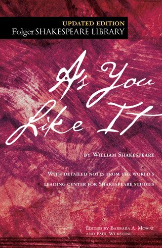 As You Like It (Folger Shakespeare Library) book cover by William Shakespeare