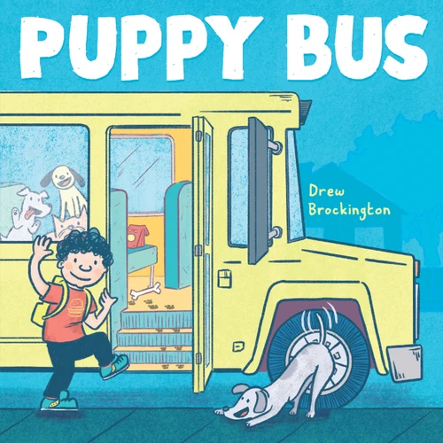 Puppy Bus: A Picture Book book cover by Drew Brockington