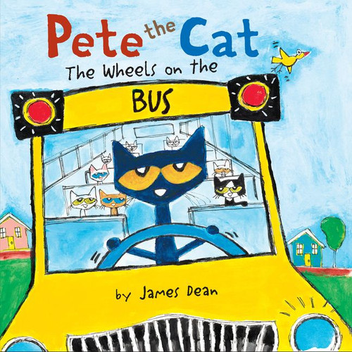 Pete the Cat: The Wheels on the Bus (Pete the Cat) book cover by James Dean, Kimberly Dean