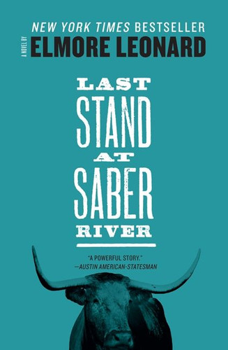 Last Stand at Saber River book cover by Elmore Leonard