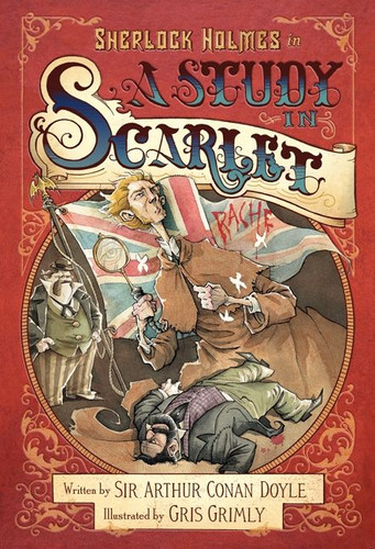 A Study in Scarlet book cover by Arthur Conan Doyle