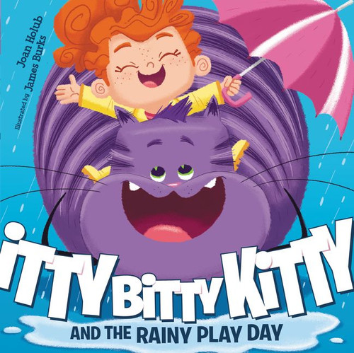 Itty Bitty Kitty and the Rainy Play Day book cover by Joan Holub