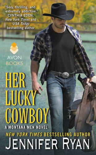 Her Lucky Cowboy: A Montana Men Novel (Montana Men) book cover by Jennifer Ryan