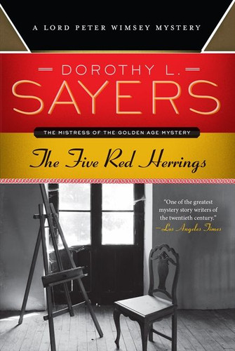 The Five Red Herrings: A Lord Peter Wimsey Mystery book cover by Dorothy L. Sayers