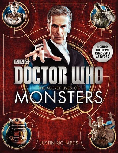Doctor Who: The Secret Lives of Monsters book cover by Justin Richards