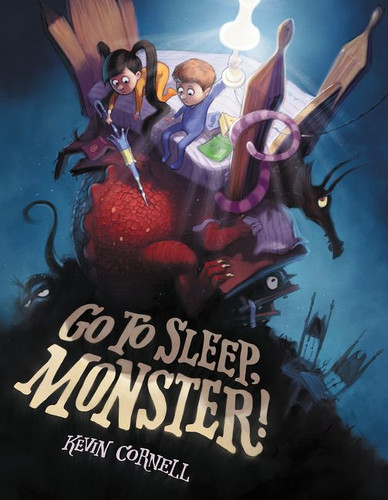 Go to Sleep, Monster! book cover by Kevin Cornell