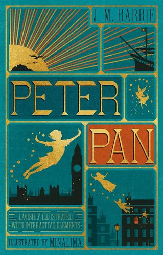 Peter Pan (MinaLima Edition) (lllustrated with Interactive Elements) book cover by J. M. Barrie