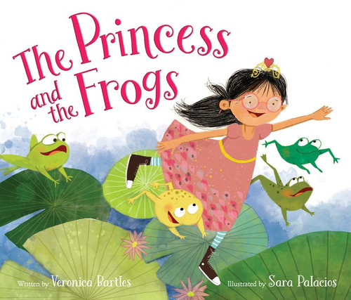 The Princess and the Frogs book cover by Veronica Bartles