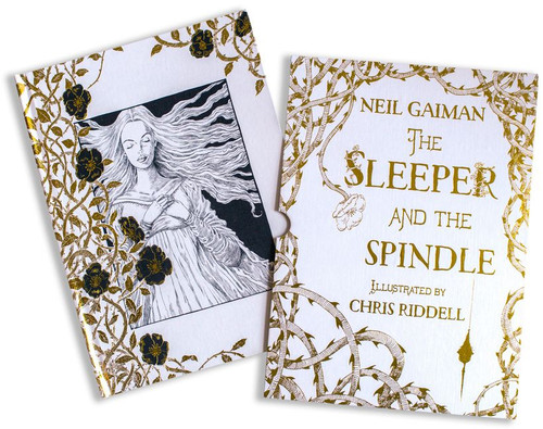 The Sleeper and the Spindle Deluxe Edition book cover by Neil Gaiman