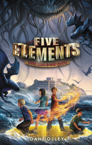 Five Elements #2: The Shadow City (Five Elements #2) book cover by Dan Jolley