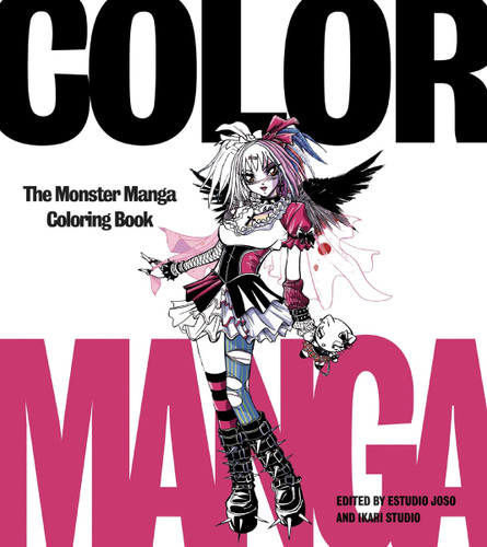 Color Manga: The Monster Manga Coloring Book book cover by Estudio Joso, Ikari Studio