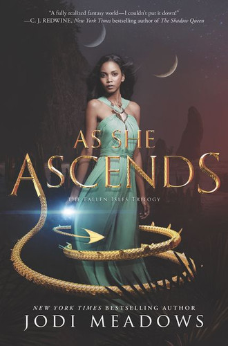 As She Ascends (Fallen Isles #2) book cover by Jodi Meadows