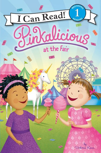 Pinkalicious at the Fair (I Can Read Level 1) book cover by Victoria Kann