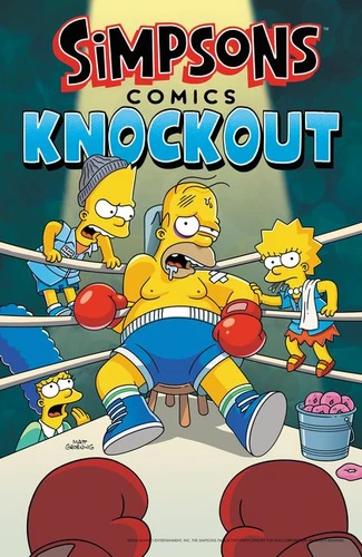 Simpsons Comics Knockout (Simpsons Comics #5) book cover by Matt Groening