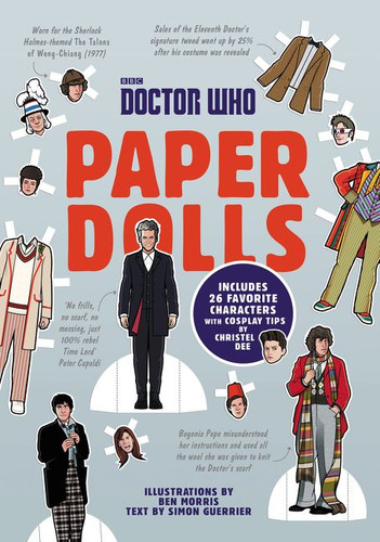 Doctor Who: Paper Dolls: A Coloring Book book cover by Simon Guerrier, Christel Dee