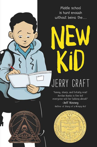 New Kid: A Graphic Novel book cover by Jerry Craft