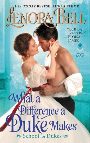 What a Difference a Duke Makes: School for Dukes (School for Dukes #1) book cover by Lenora Bell