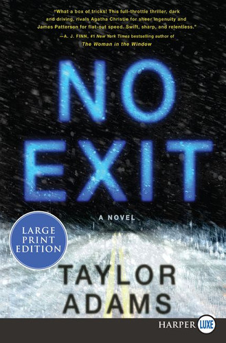 No Exit: A Novel book cover by Taylor Adams