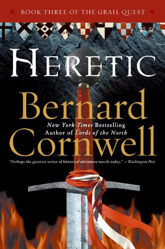 Heretic (Grail Quest #3) book cover by Bernard Cornwell