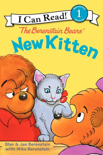 The Berenstain Bears' New Kitten (I Can Read Level 1) book cover by Jan Berenstain, Stan Berenstain, Mike Berenstain