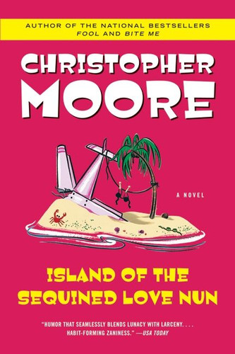 Island of the Sequined Love Nun book cover by Christopher Moore