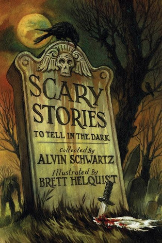 Scary Stories to Tell in the Dark book cover by Alvin Schwartz