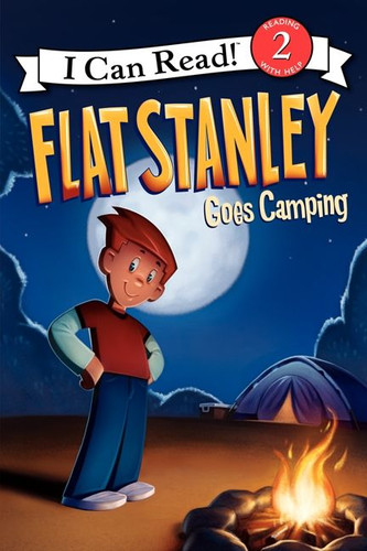 Flat Stanley Goes Camping (I Can Read Level 2) book cover by Jeff Brown