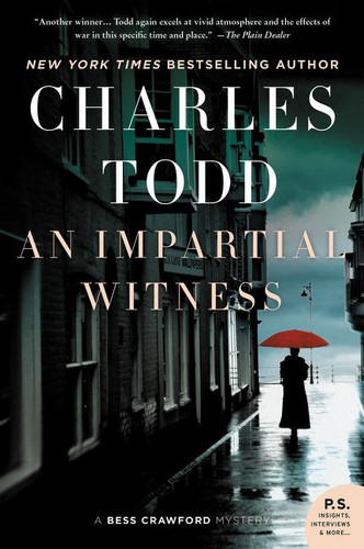 An Impartial Witness: A Bess Crawford Mystery (Bess Crawford Mysteries #2) book cover by Charles Todd
