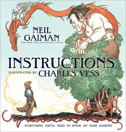 Instructions book cover by Neil Gaiman