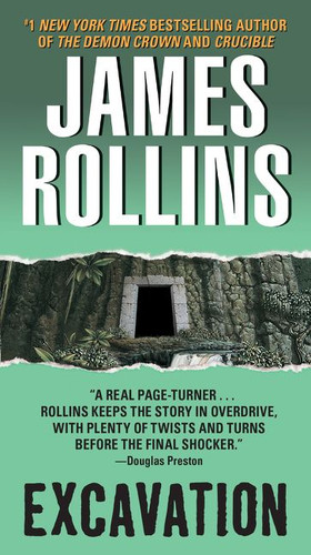 Excavation book cover by James Rollins
