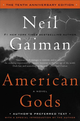 American Gods: The Tenth Anniversary Edition: A Novel book cover by Neil Gaiman