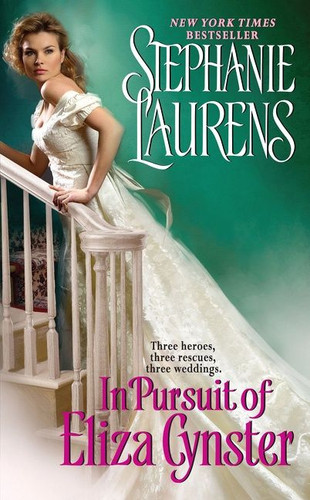 In Pursuit of Eliza Cynster: A Cynster Novel (Cynster Sisters Trilogy #2) book cover by Stephanie Laurens