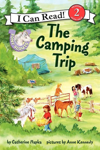Pony Scouts: The Camping Trip (I Can Read Level 2) book cover by Catherine Hapka