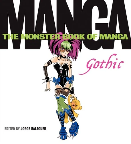 The Monster Book of Manga: Gothic book cover by Jorge Balaguer