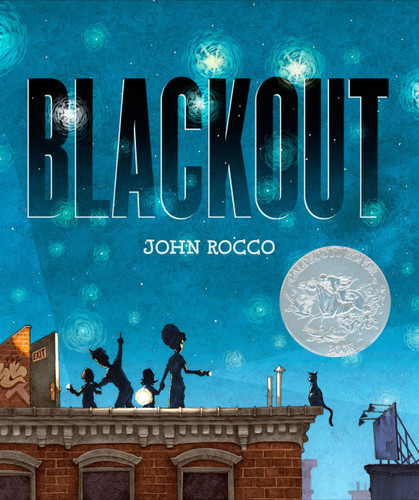 Blackout (Caldecott Honor Award Winner) book cover by John Rocco