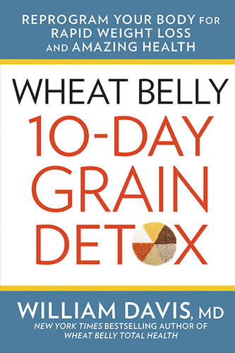 Wheat Belly 10-Day Grain Detox book cover by William Davis, M.D.