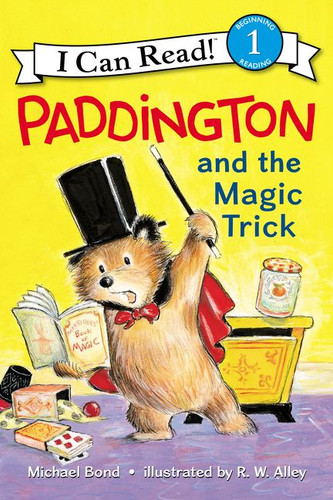 Paddington and the Magic Trick (I Can Read Level 1) book cover by Michael Bond