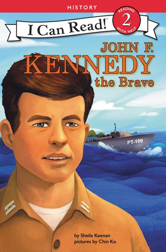 John F. Kennedy the Brave (I Can Read Level 2) book cover by Sheila Keenan