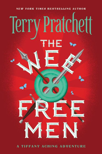 The Wee Free Men (Tiffany Aching #1) book cover by Terry Pratchett