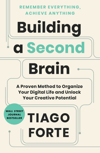 Building a Second Brain: A Proven Method to Organize Your Digital Life and Unlock Your Creative Potential book cover by Tiago Forte
