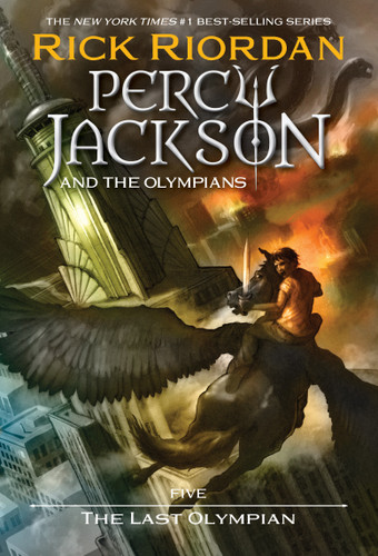Percy Jackson and the Olympians, Book Five: The Last Olympian (Percy Jackson & the Olympians) book cover by Rick Riordan