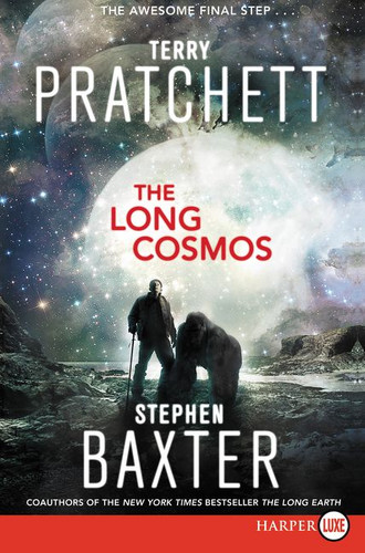 The Long Cosmos: A Novel (Long Earth) book cover by Terry Pratchett, Stephen Baxter