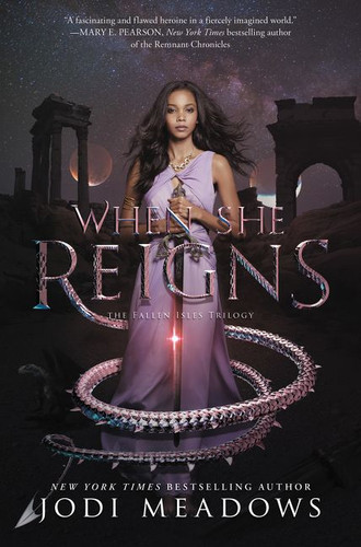 When She Reigns (Fallen Isles #3) book cover by Jodi Meadows