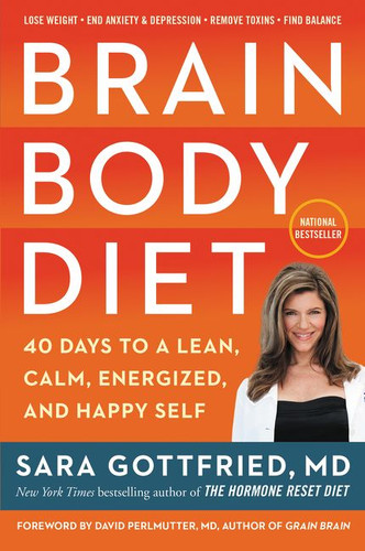 Brain Body Diet: 40 Days to a Lean, Calm, Energized, and Happy Self book cover by Sara Szal Gottfried, M.D.