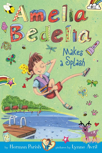 Amelia Bedelia Chapter Book #11: Amelia Bedelia Makes a Splash (Amelia Bedelia) book cover by Herman Parish