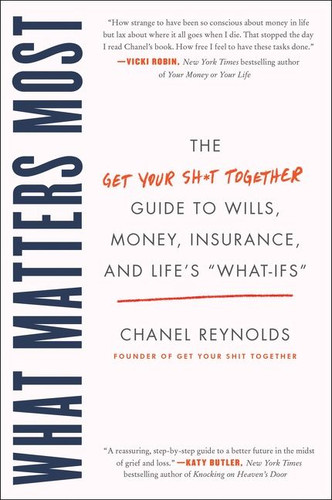 What Matters Most: The Get Your Shit Together Guide to Wills, Money, Insurance, and Life's "What-ifs" book cover by Chanel Reynolds