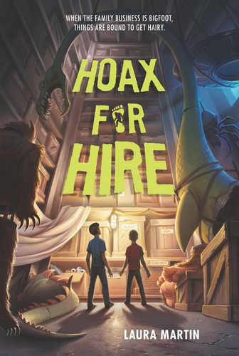 Hoax for Hire book cover by Laura Martin
