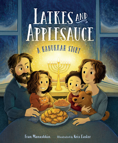 Latkes and Applesauce: A Hanukkah Story book cover by Fran Manushkin