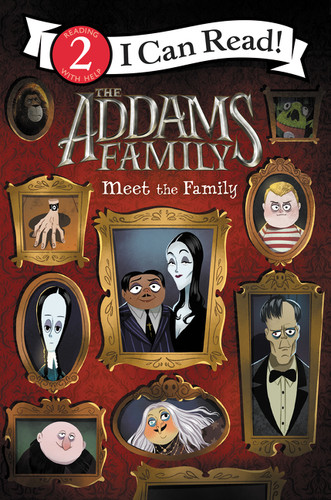 The Addams Family: Meet the Family (I Can Read Level 2) book cover by Alexandra West
