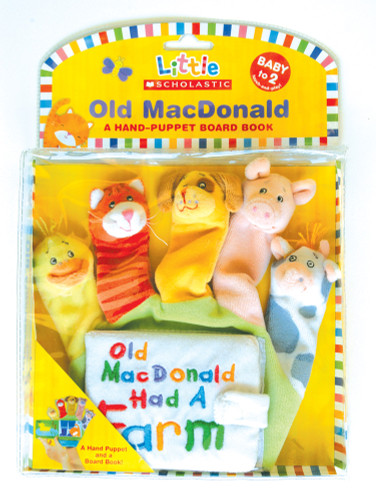 Old MacDonald: A Hand-Puppet Board Book (Little Scholastic) book cover by Jill Ackerman